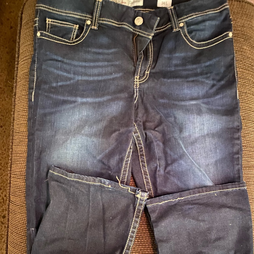 BKE Dakota jeans. Dark wash and boot cut!